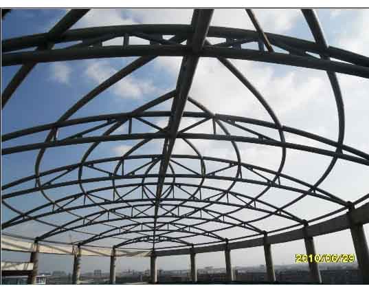 九江水泥厂网架安装